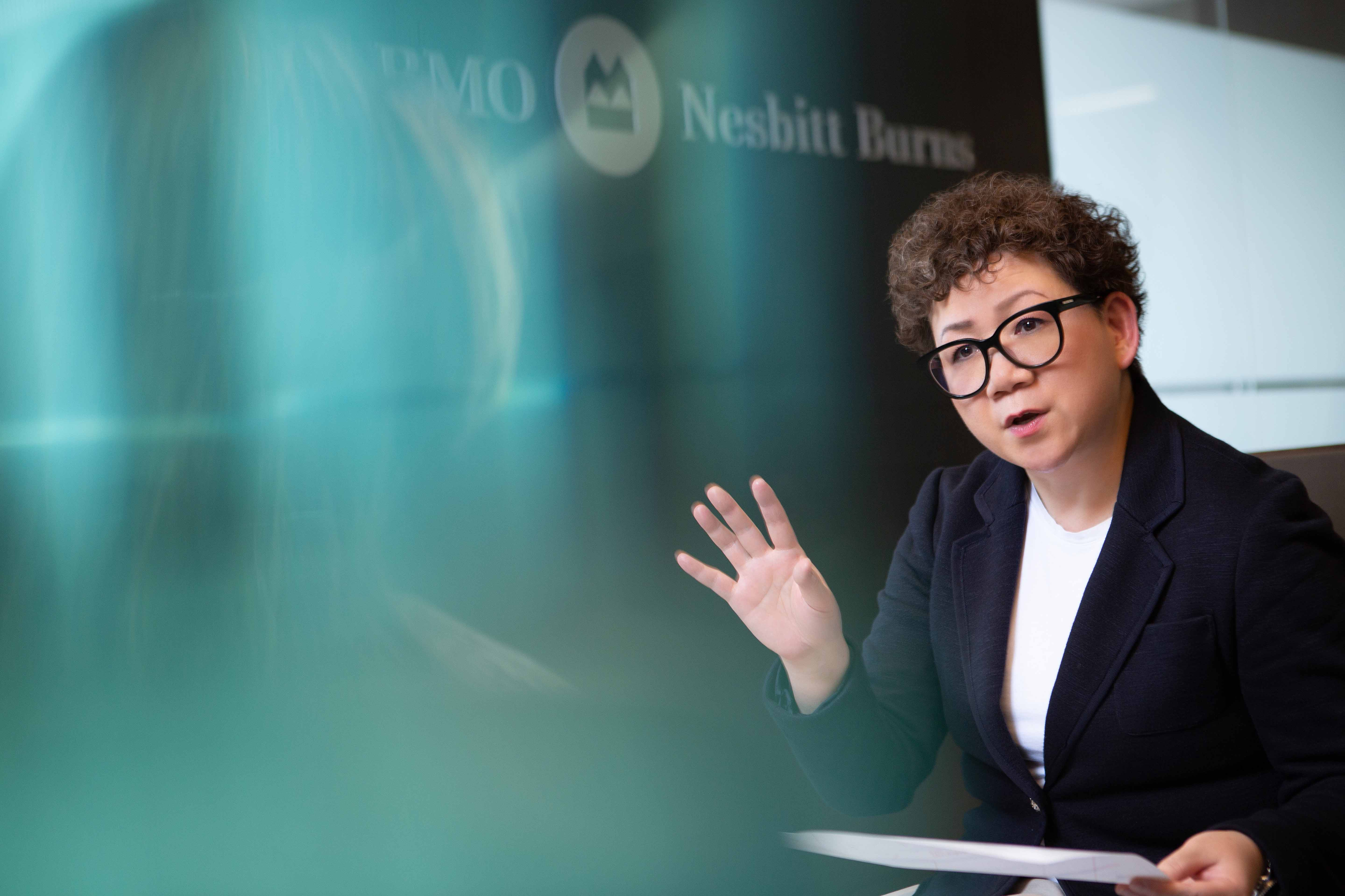 Louise Chow giving advice