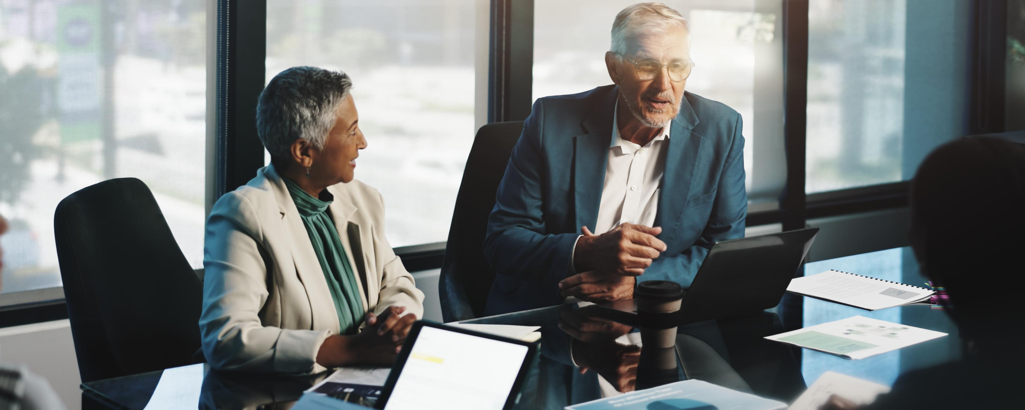 group meeting in office
