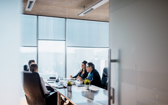 people meeting in a board room