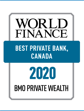 World Finance, Best Private Bank Canada, 2020, BMO Private Wealth