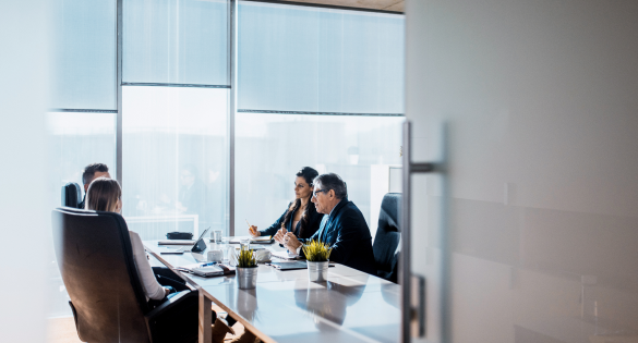 people in board room